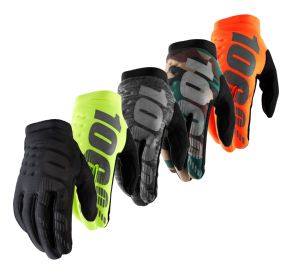 100% Brisker Cold Weather Gloves Black Small only