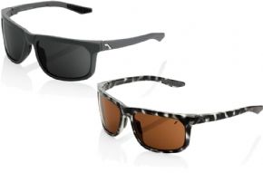 100% Hakan Sunglasses Matt Black Havana/bronze Lens