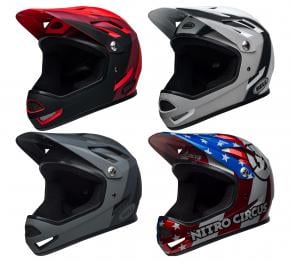 Bell Sanction Mtb Full Face Helmet  2022 L 58-60CM - MATTE RED/BLACK