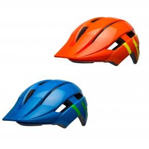 Bell Sidetrack 2 Youth Helmet UNISIZE 50-57CM - STRIKE GLOSS ORANGE/YELLOW