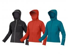 Endura Mt500 Womens Waterproof Jacket Large & Xxl X-Large - Black