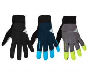 Endura Windchill Full Finger Windproof Gloves XX-Large - Hi-Viz Blue