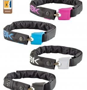 Hiplok Lite Belt Wearable Chain Lock Black/Cyan