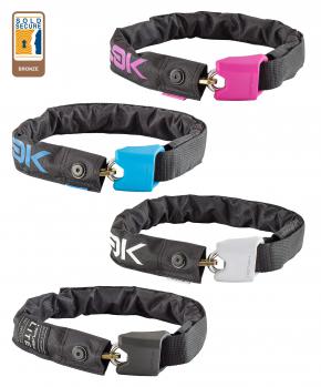 Hiplok Lite Belt Wearable Chain Lock Black/ White