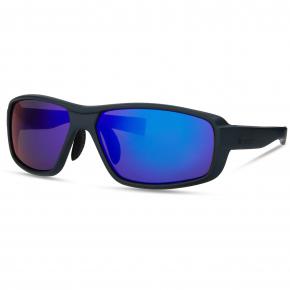 Madison Target Sunglasses Matt Dark Grey/Purple Mirror Lens