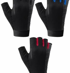 Shimano Classic Fingerless Gloves Small - Red