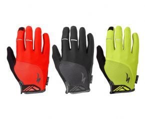 Specialized Body Geometry Dual-gel Long Finger Gloves  XX-Large - Black