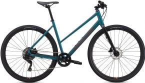 Specialized Sirrus X 2.0 Step-through Sports Hybrid Bike  2022 X-Small - Dusty Turquoise / Rocket Red / Black Reflective
