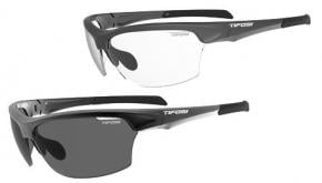 Tifosi Intense Sunglasses Metallic Silver/Smoke Blue Lens