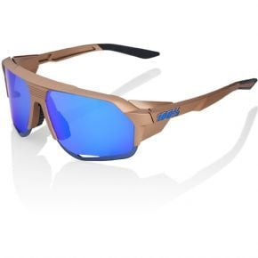 100% Norvik Sunglasses Copper Chromium/blue Mirror Lens