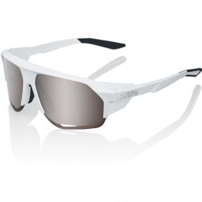 100% Norvik Sunglasses White/hiper Silver Lens  2022