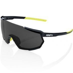 100% Racetrap 3.0 Sunglasses Gloss Black/smoke Lens