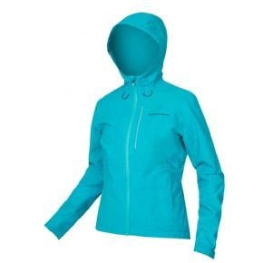 Endura Womens Hummvee Waterproof Hooded Jacket Pacific Blue