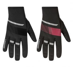 Madison Element Softshell Womens Gloves X-Small - Black/Fiery Pink