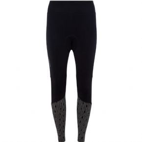 Madison Stellar Reflective Thermal Dwr Womens Tights With Pad  16 - Black