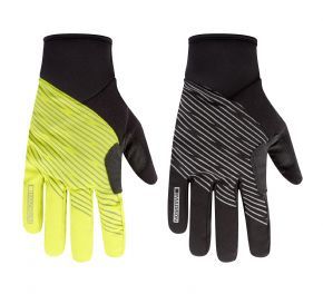 Madison Stellar Reflective Waterproof Thermal Gloves Large - Black/Hi-Viz Yellow