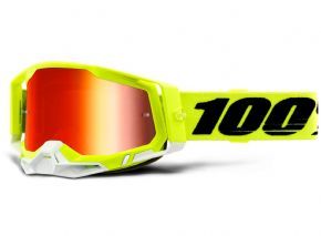 100% Racecraft 2 Goggles Yellow/Red Lens 2023