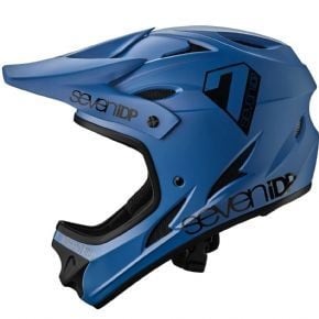 7 Idp M1 Full Face Mtb Helmet Diesel Blue  Medium - Diesel Blue