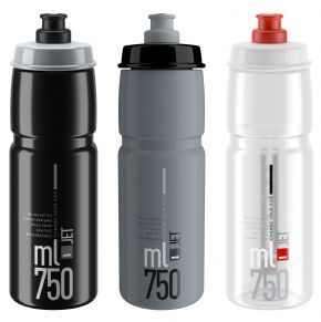 Elite Jet Biodegradable Water Bottle 750ml 750ml - Black/Grey