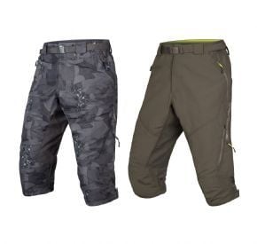 Endura Hummvee 3/4 Shorts 2 With Liner Small only Small - Grey Camo