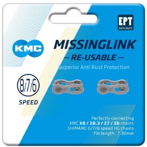 KMC EPT MissingLink 7/8 Speed Joining Links 2 pcs - 7.3mm