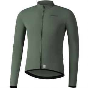 Shimano Vertex Thermal Long Sleeve Jersey Green XX-Large - Green
