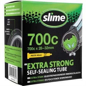 Slime Extra Strong Self-sealing Inner Tube 700c X 28-32 Presta Valve