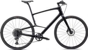 Specialized Sirrus 6.0 Carbon Sports Hybrid Bike  2023 X-Large - Gloss Black/Pearl/Metallic White Silver/Black Reflective