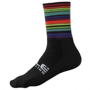 Ale Flash Q-skin Socks Large 44-47 - Black