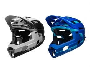 Bell Super Air R Mips Mtb Full Face Helmet W/ Removable Chin Guard  L 58-62CM - MATTE/GLOSS BLUE