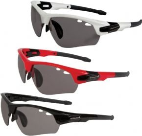 Endura Char Photochromic Sunglasses With Clear Spare Lens White