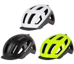 Endura Urban Luminite Helmet W/ Usb Rechargeable Led Light Large- 58cm - 63cm - White