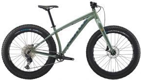 Kona Woo Fat Bike  2024 Large - Gloss Metallic Green