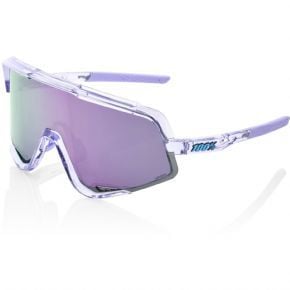 100% Glendale Sunglasses Translucent Lavender/hiper Lavender Mirror Lens