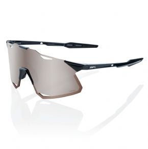 100% Hypercraft Sunglasses Gloss Black/hiper Silver Mirror Lens
