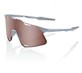 100% Hypercraft Sunglasses Matt Stone Grey/hiper Crimson Silver Mirror Lens