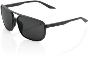 100% Konnor Sunglasses Matte Black/black Mirror Lens