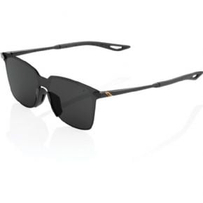100% Legere Square Sunglasses Polished Black/smoke Lens