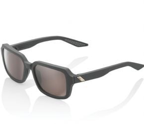 100% Rideley Sunglasses Soft Tact Cool Grey/hiper Silver Mirror Lens