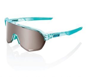 100% S2 Sunglasses Polished Translucent Mint/hiper Silver Mirror Lens