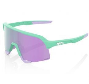100% S3 Sunglasses Soft Tact Mint/hiper Lavender Mirror Lens
