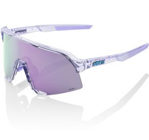 100% S3 Sunglasses Translucent Lavender/hiper Lavender Lens