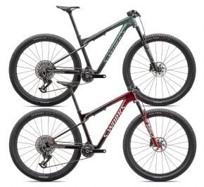 Specialized S-works Epic World Cup Carbon 29er Mountain Bike  2023 X-Large - Gloss Red Tint/Flake Silver Granite/Metallic White Silver