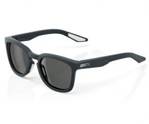 100% Hudson Sunglasses Soft Tact Desert Shadow/grey Peakpolar Lens
