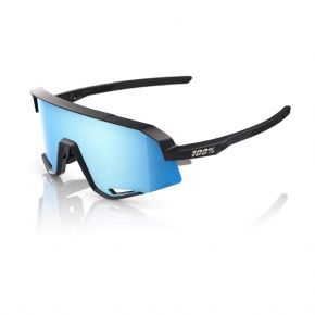 100% Slendale Sunglasses Matte Black/hiper Blue Mirror Lens  2024