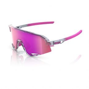 100% Slendale Sunglasses Translucent Grey/purple Multilayer Lens  2024