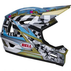 Bell Sanction 2 DLX Mips Full Face MTB Helmet Caiden 24 LTD Edition Large 57-59cm - Caiden 24 Gloss Black/White