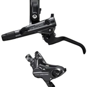 Shimano Deore BR-M6120 Complete Disc Brake 4 pot Post Mount calliper BL-M6100 Lever