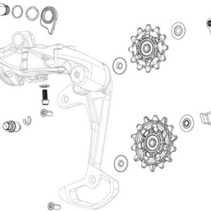 SRAM Rear Derailleur Cover Kit XXSL T-Type Eagle Axs