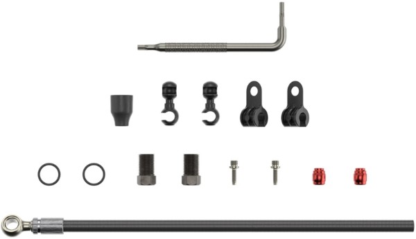 SRAM Disc Brake Hydraulic Hose Kit - Silver Banjo SRAM Disc Brake Hydraulic Hose Kit - Silver Banjo